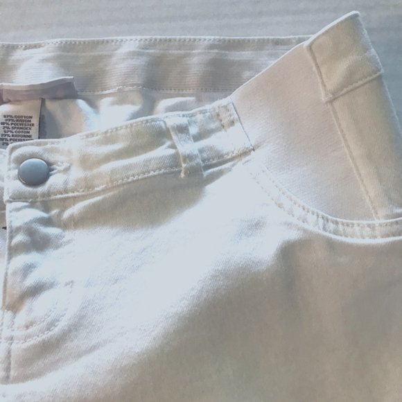 NWT Liz Lange Maternity Skinny Ankle Jeans SZ 8-10 - Picture 9 of 12